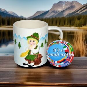 Disney "It's A Small World" Coffee Mug by Goebel Japan Vintage Collectible